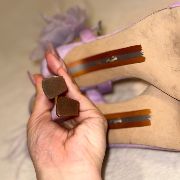 Sam Edelman size 8.5 LEANA FLOWER STRAP HEEL - Picture 5 of 6